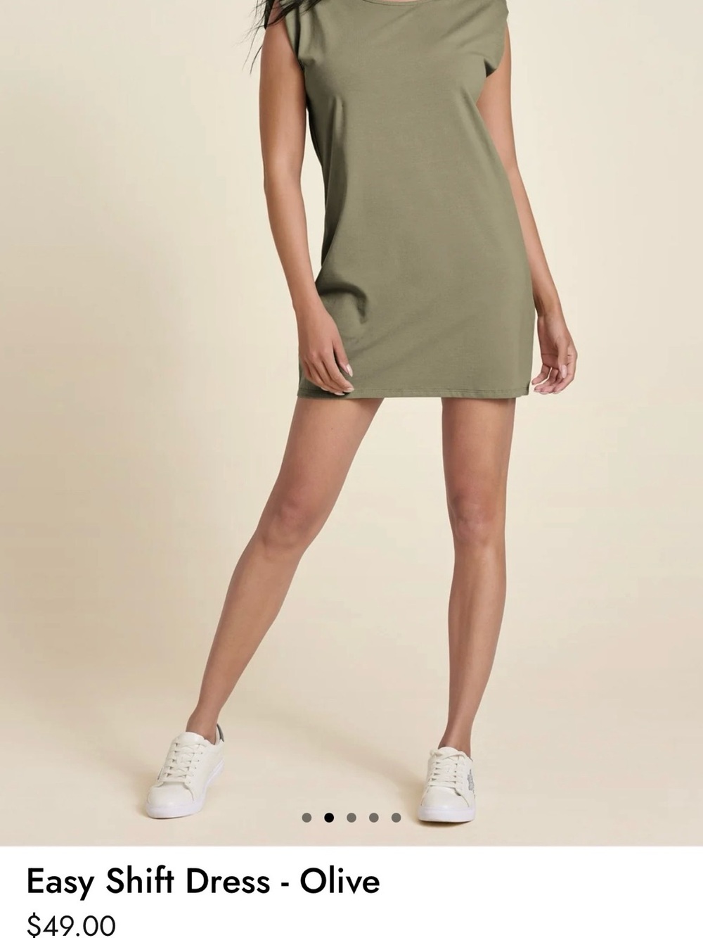 VENUS Olive Easy Shift Dress